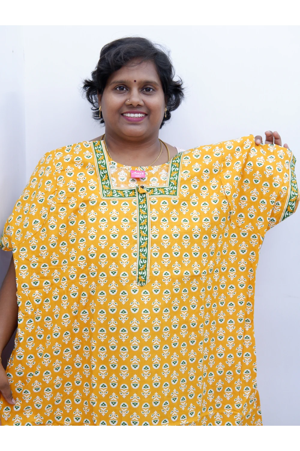 Elegant Zip Nighty – Jyothi Cotton Breeze