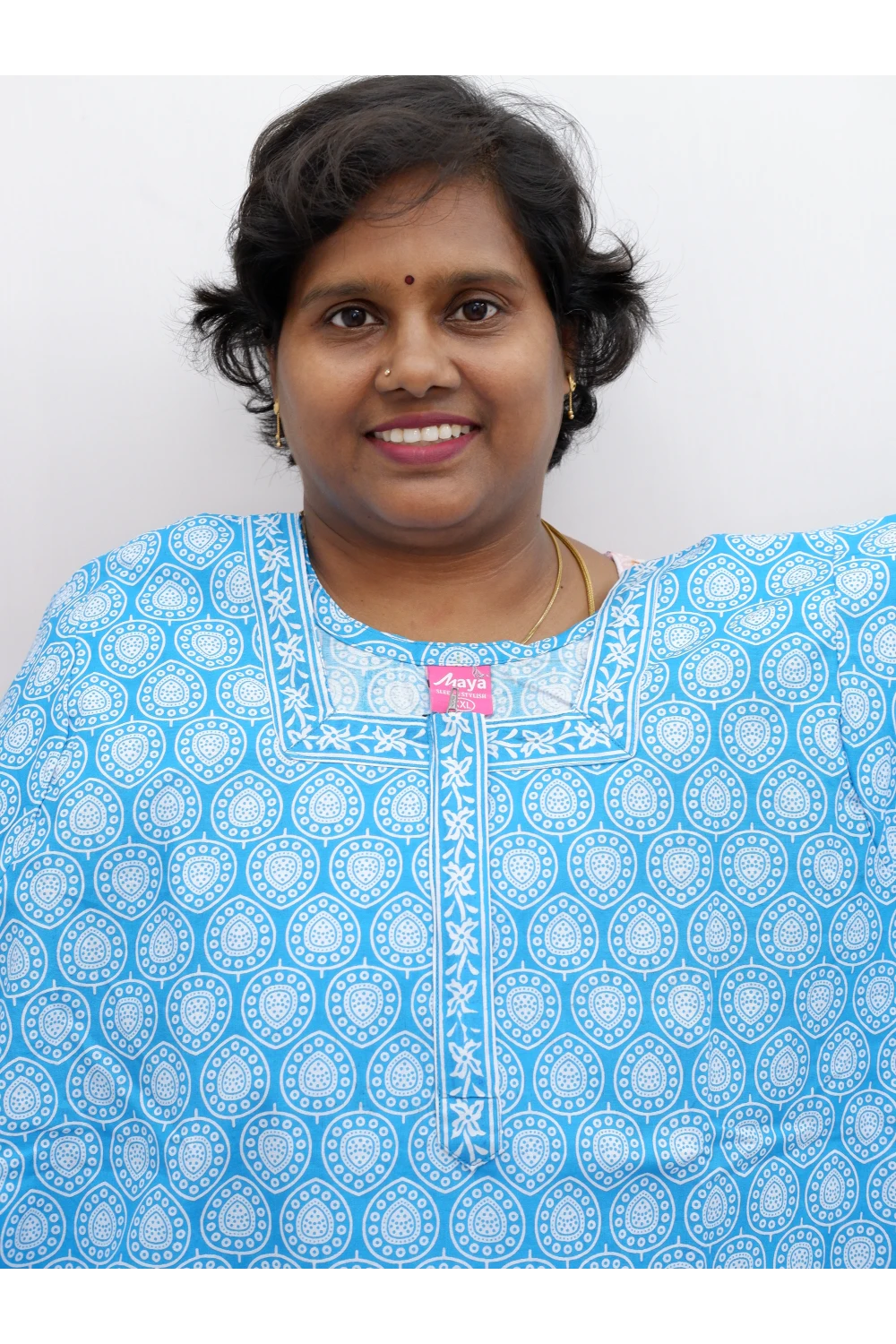 Elegant Zip Nighty – Jyothi Cotton Breeze