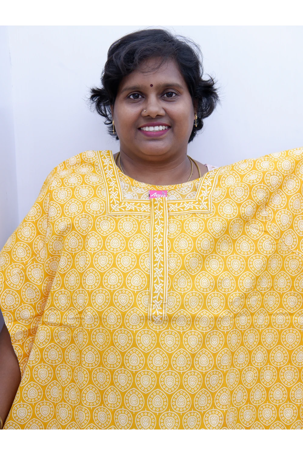 Elegant Zip Nighty – Jyothi Cotton Breeze