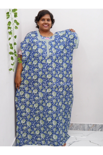 Elegant Zip Nighty – Jyothi Cotton Breeze