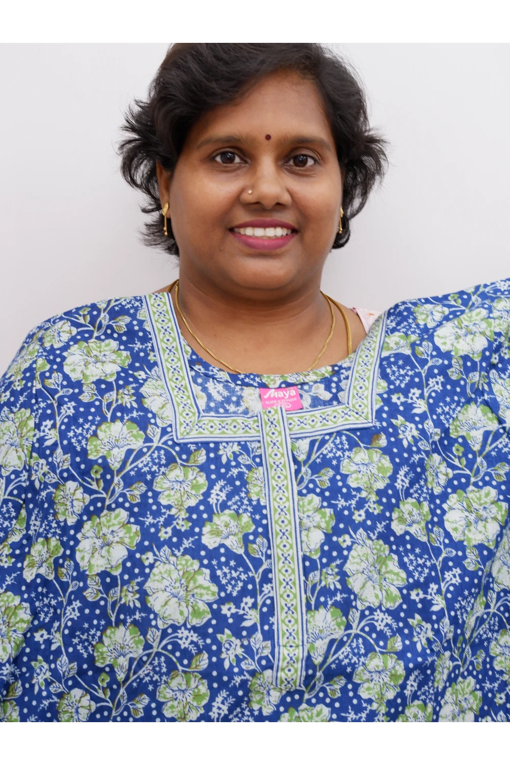 Elegant Zip Nighty – Jyothi Cotton Breeze