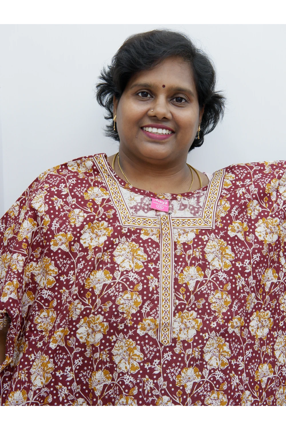 Elegant Zip Nighty – Jyothi Cotton Breeze