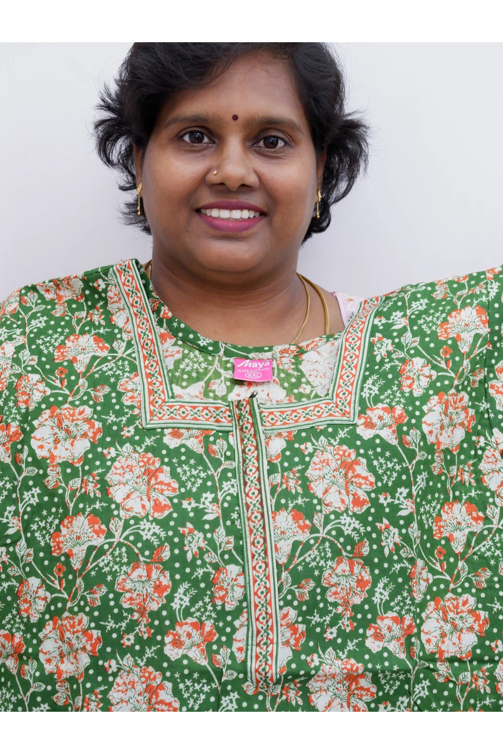 Elegant Zip Nighty – Jyothi Cotton Breeze