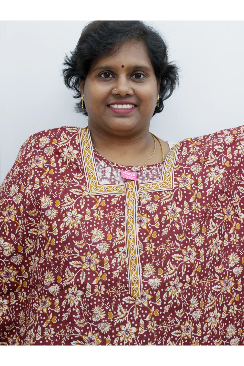 Elegant Zip Nighty – Jyothi Cotton Breeze