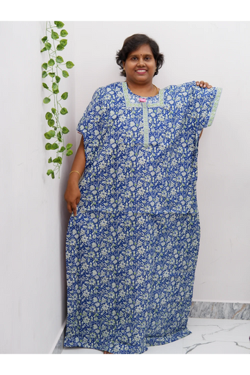 Elegant Zip Nighty – Jyothi Cotton Breeze