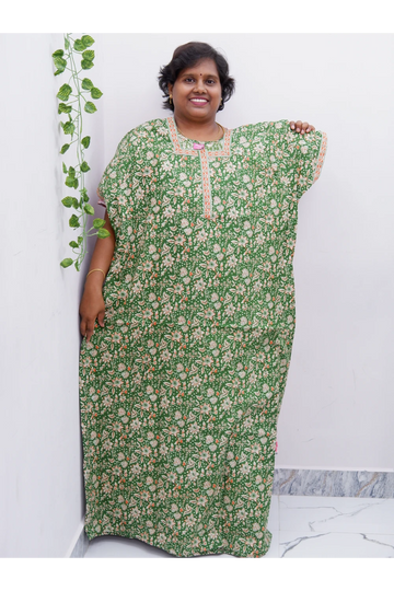 Elegant Zip Nighty – Jyothi Cotton Breeze
