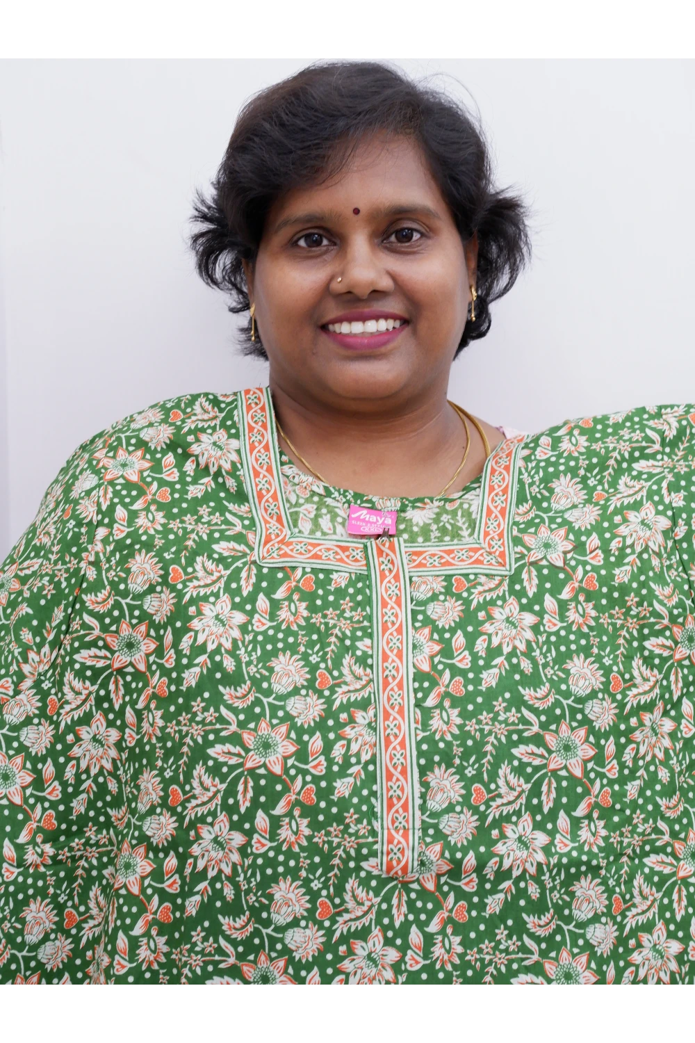 Elegant Zip Nighty – Jyothi Cotton Breeze