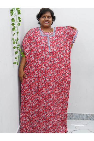 Elegant Zip Nighty – Jyothi Cotton Breeze