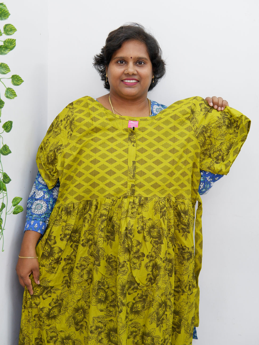 Frock Style Cotton Nighty – Soft & Flowing Fit