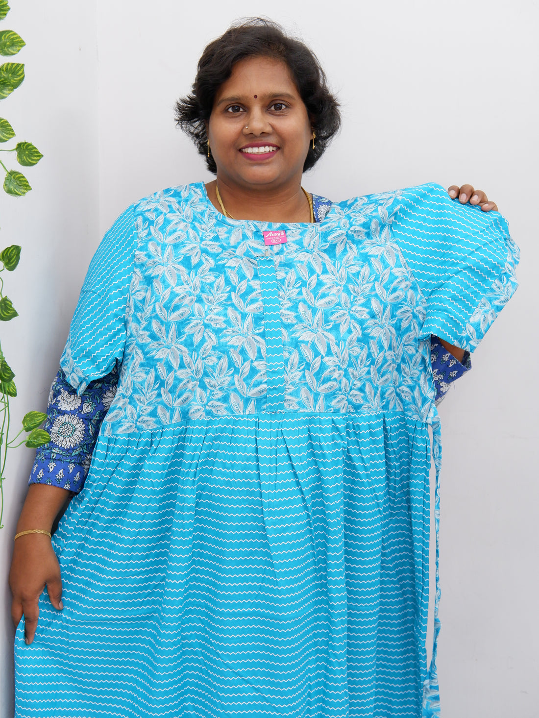 Frock Style Cotton Nighty – Soft & Flowing Fit