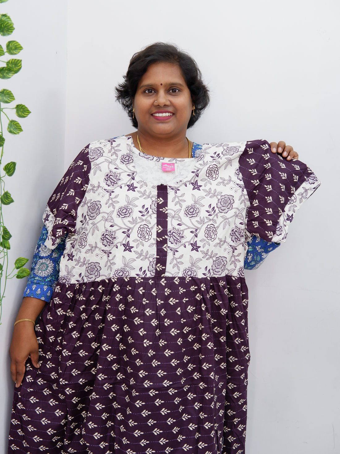 Frock Style Cotton Nighty – Soft & Flowing Fit