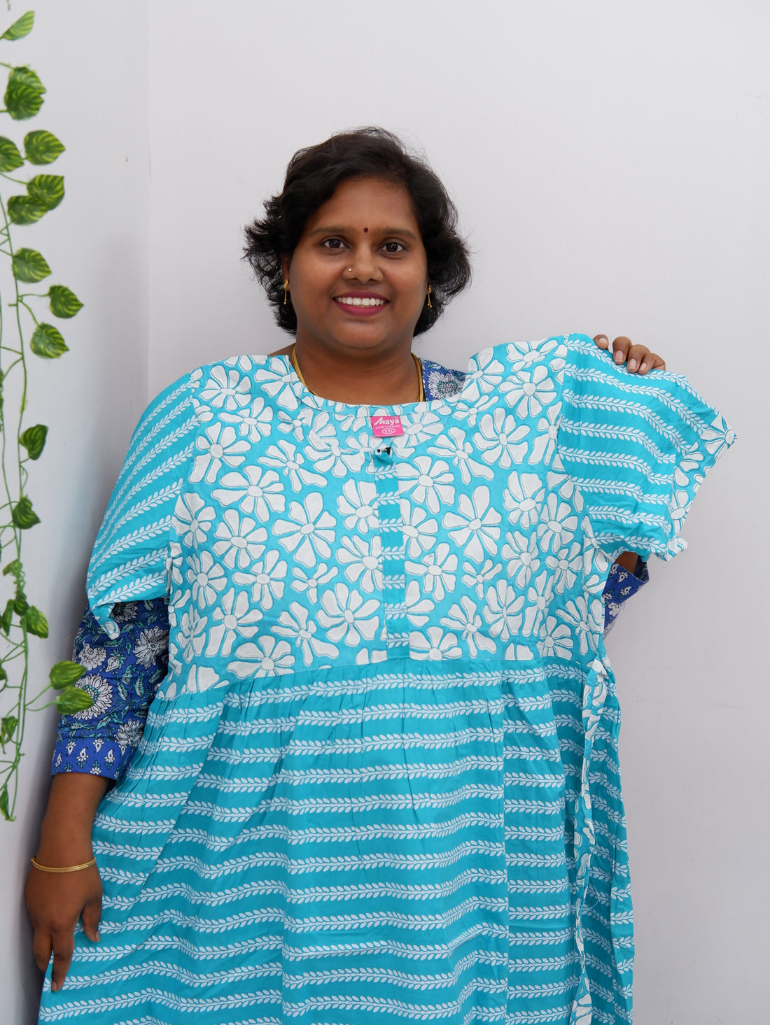 Frock Style Cotton Nighty – Soft & Flowing Fit