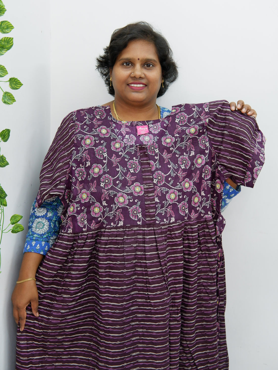 Frock Style Cotton Nighty – Soft & Flowing Fit