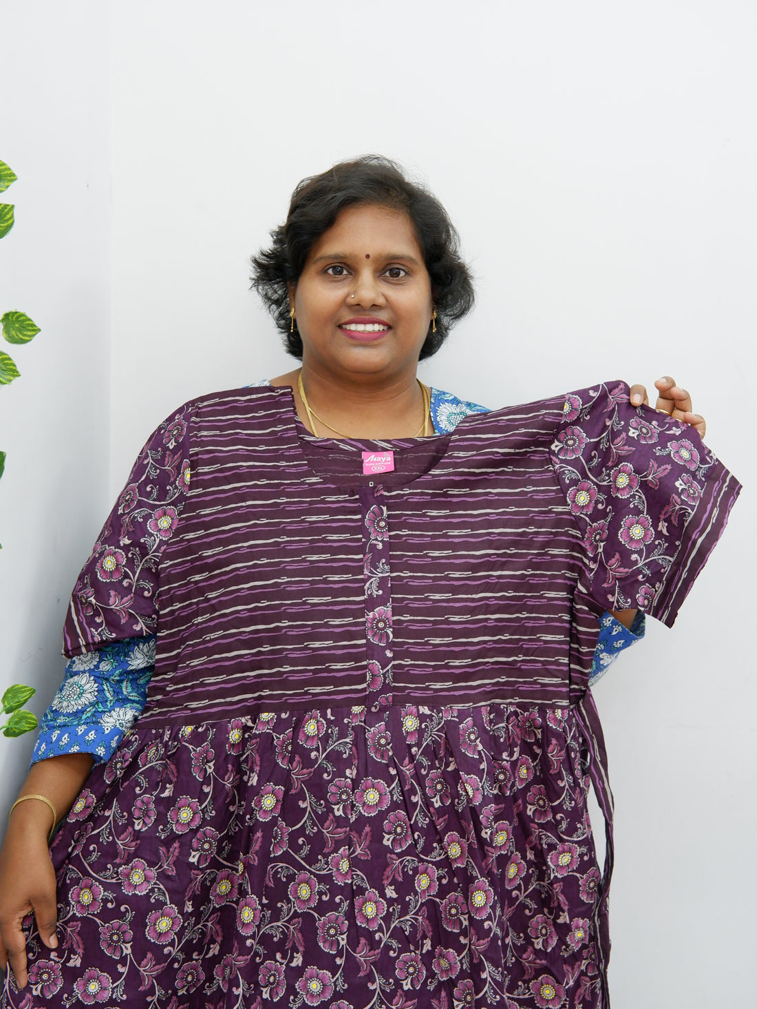 Frock Style Cotton Nighty – Soft & Flowing Fit