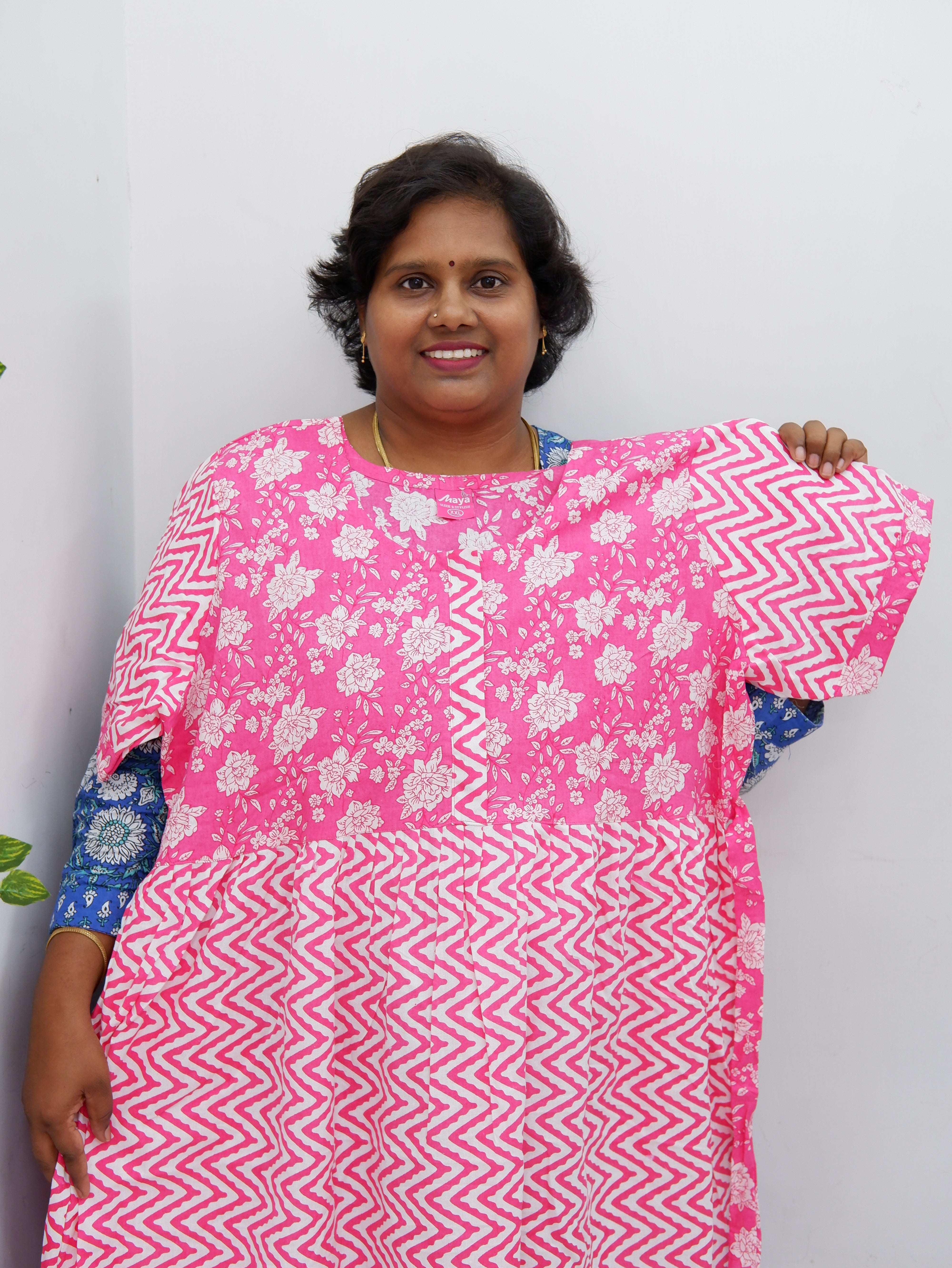 Frock Style Cotton Nighty – Soft & Flowing Fit