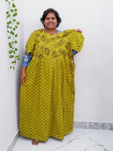 Frock Style Cotton Nighty – Soft & Flowing Fit