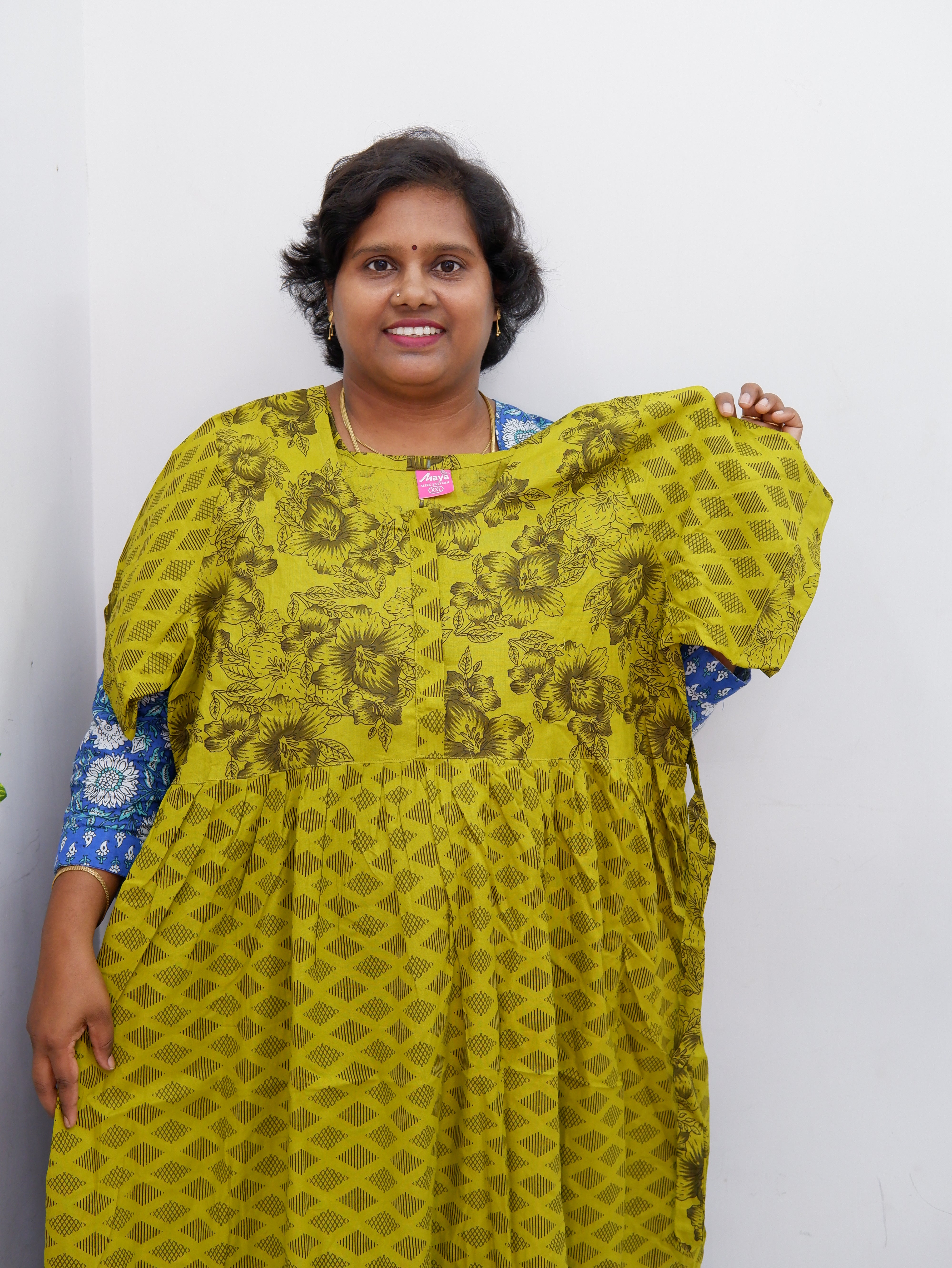 Frock Style Cotton Nighty – Soft & Flowing Fit