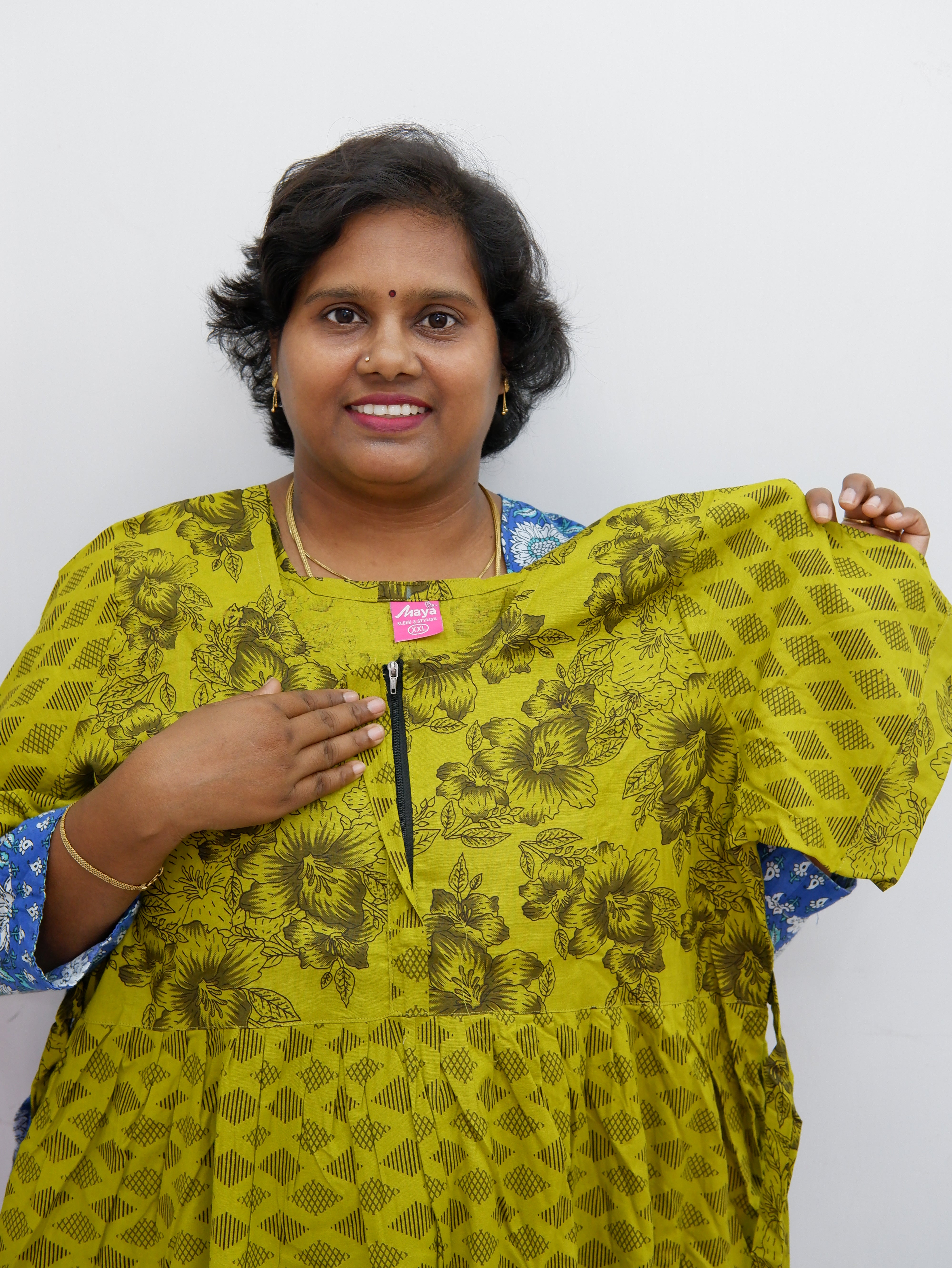 Frock Style Cotton Nighty – Soft & Flowing Fit