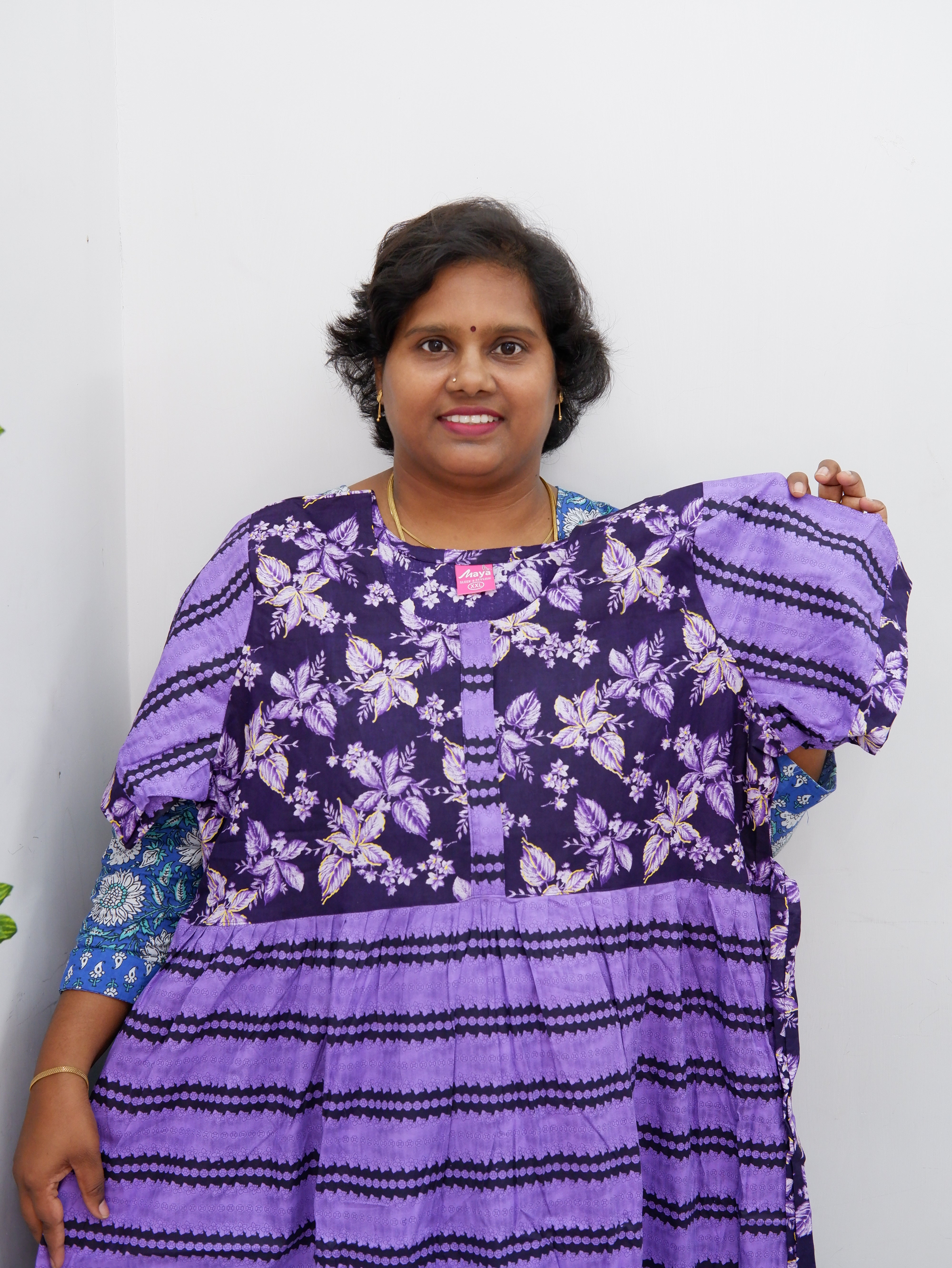 Frock Style Cotton Nighty – Soft & Flowing Fit