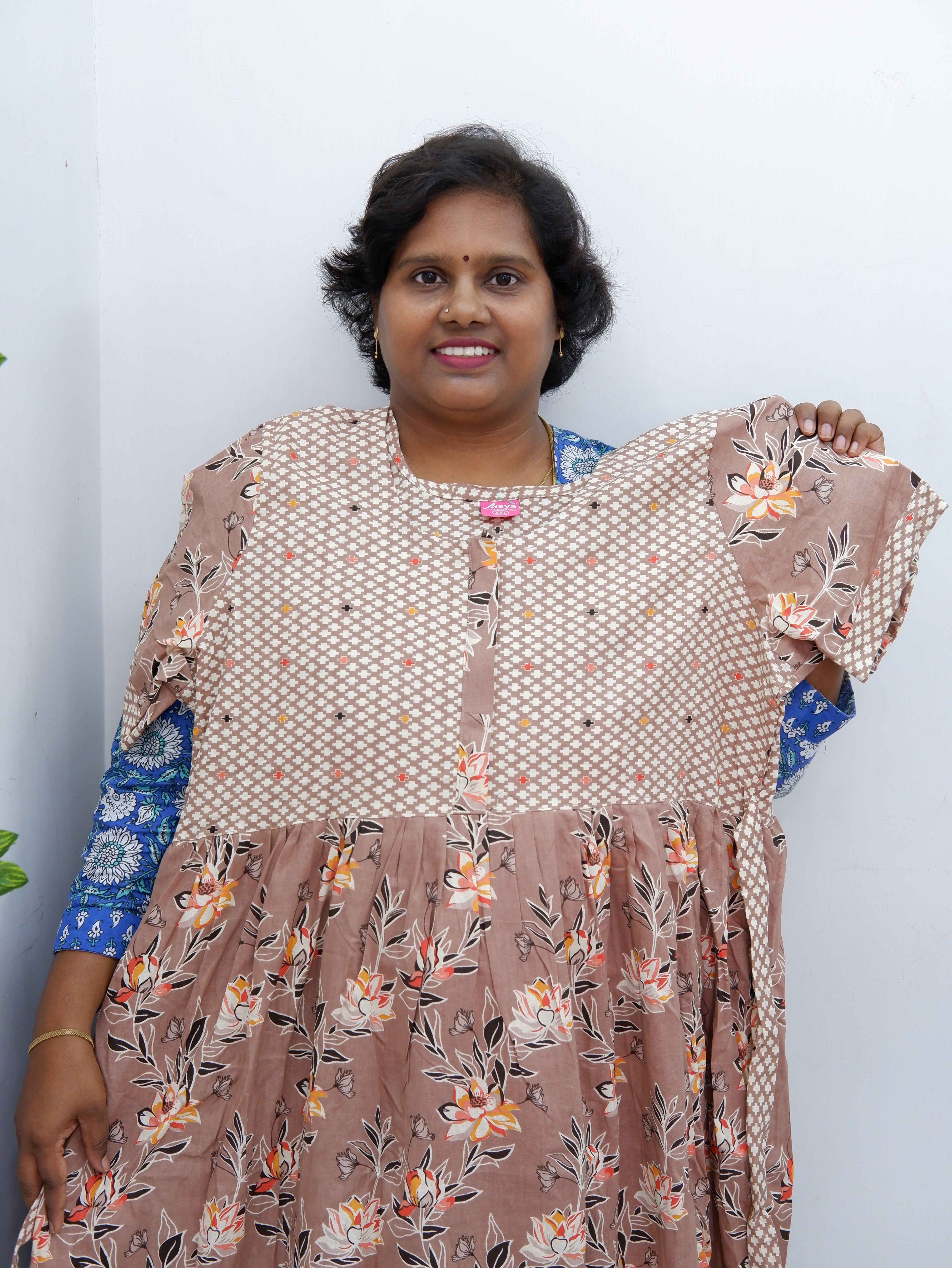 Frock Style Cotton Nighty – Soft & Flowing Fit