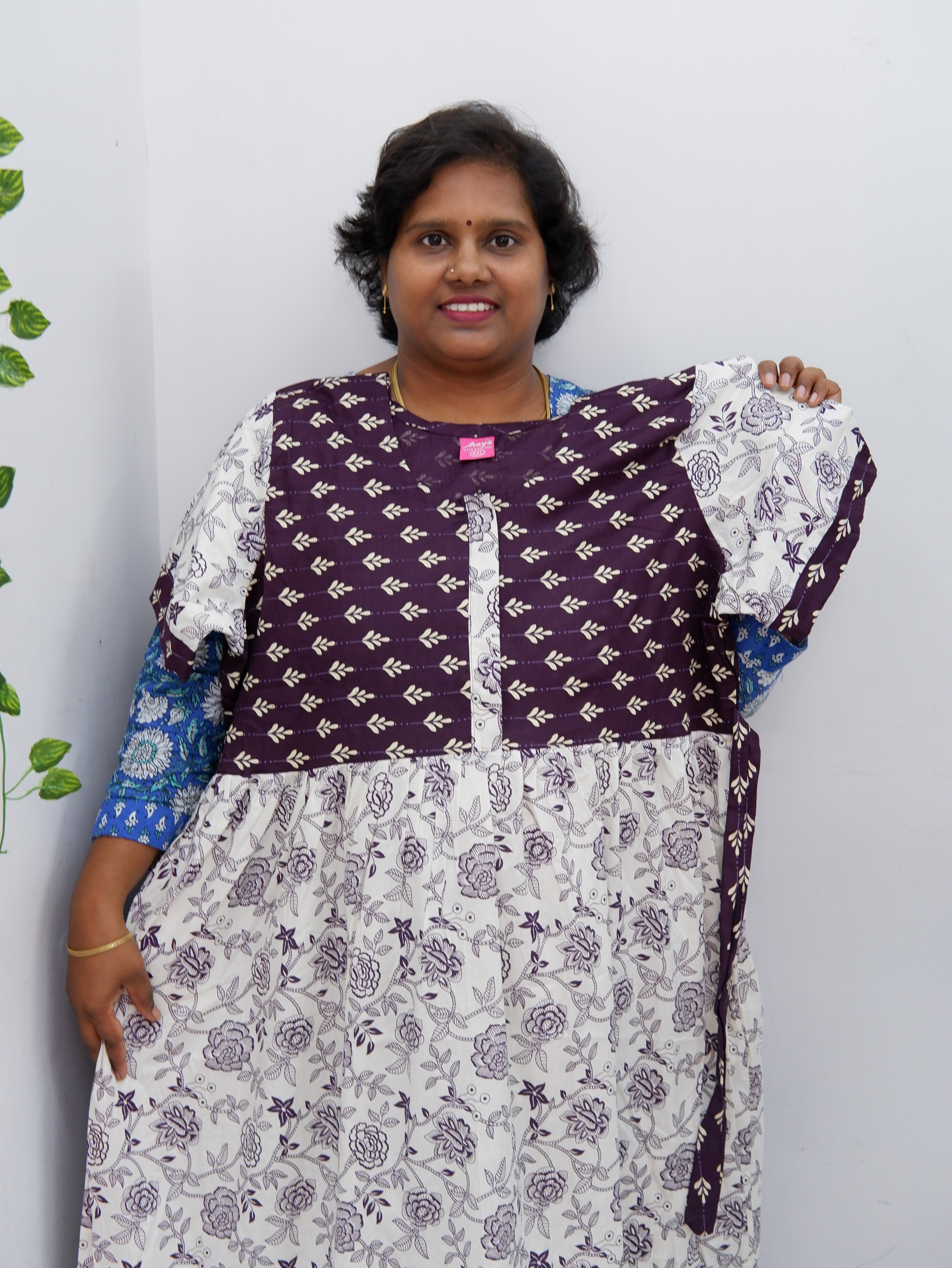 Frock Style Cotton Nighty – Soft & Flowing Fit