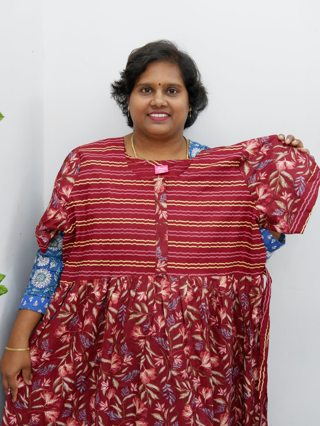 Frock Style Cotton Nighty – Soft & Flowing Fit