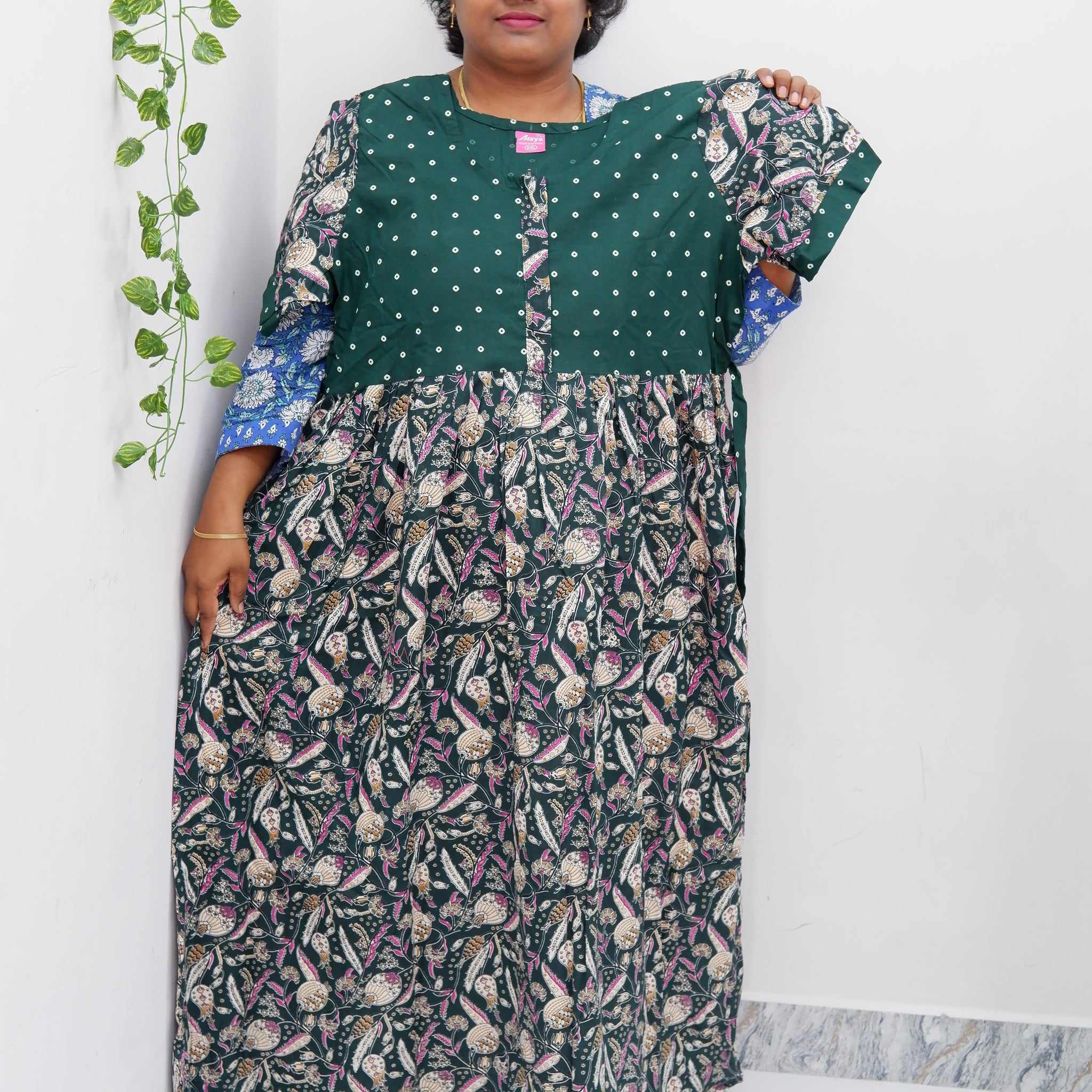 Frock Style Cotton Nighty – Soft & Flowing Fit