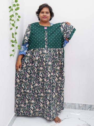 Frock Style Cotton Nighty – Soft & Flowing Fit