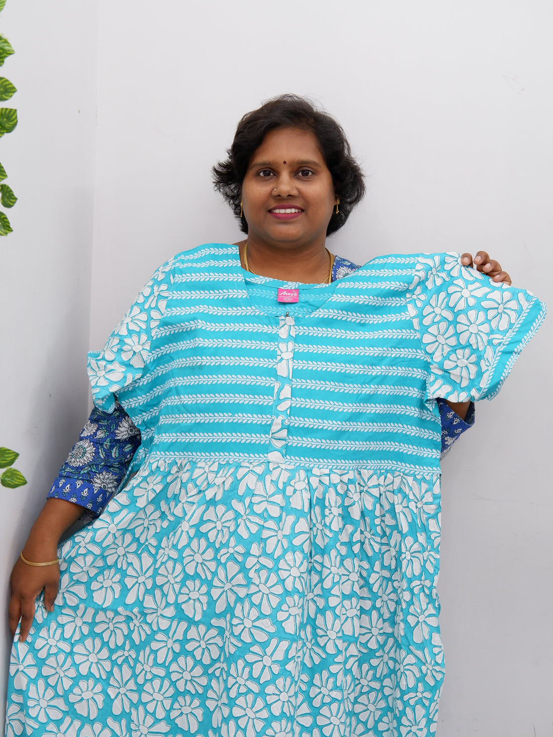 Frock Style Cotton Nighty – Soft & Flowing Fit