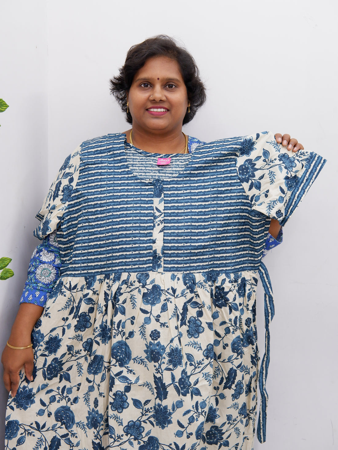 Frock Style Cotton Nighty – Soft & Flowing Fit