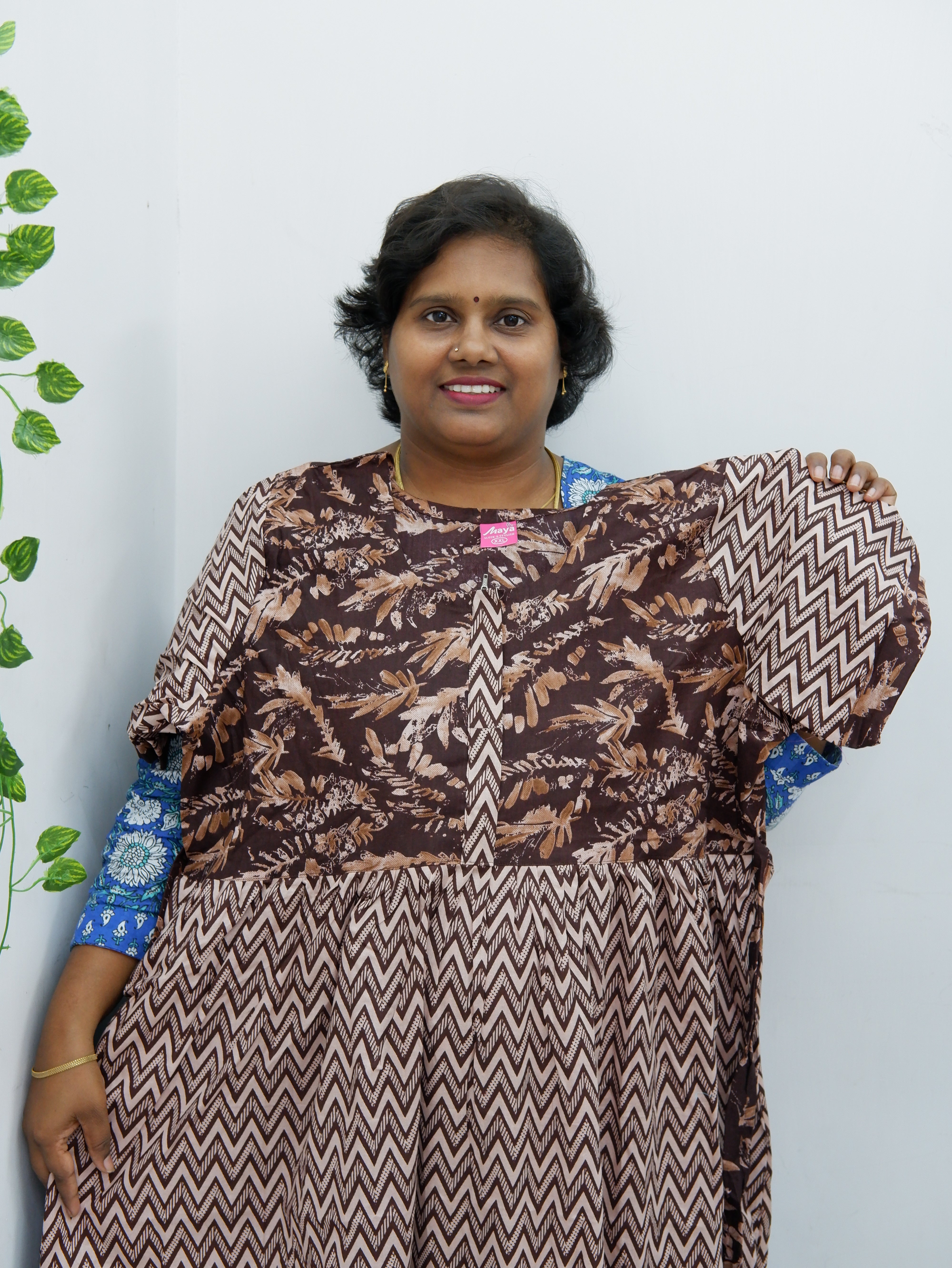 Frock Style Cotton Nighty – Soft & Flowing Fit