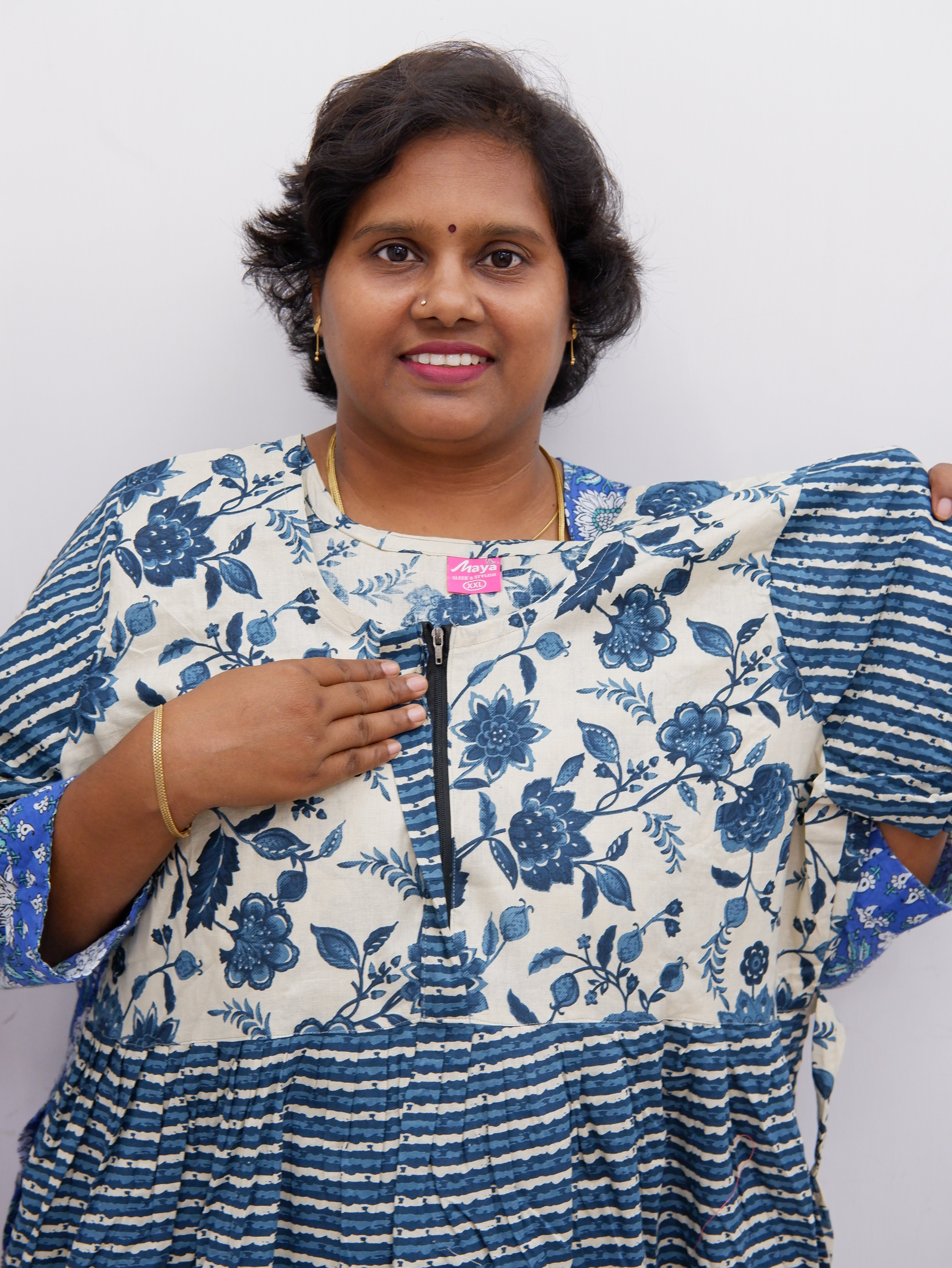 Frock Style Cotton Nighty – Soft & Flowing Fit