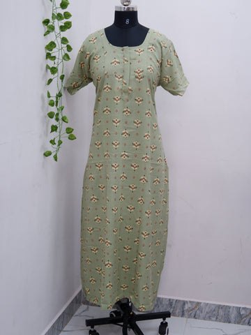 Comfort Fit Alpine Nighty – Soft Cotton Blend Nightwear for Women