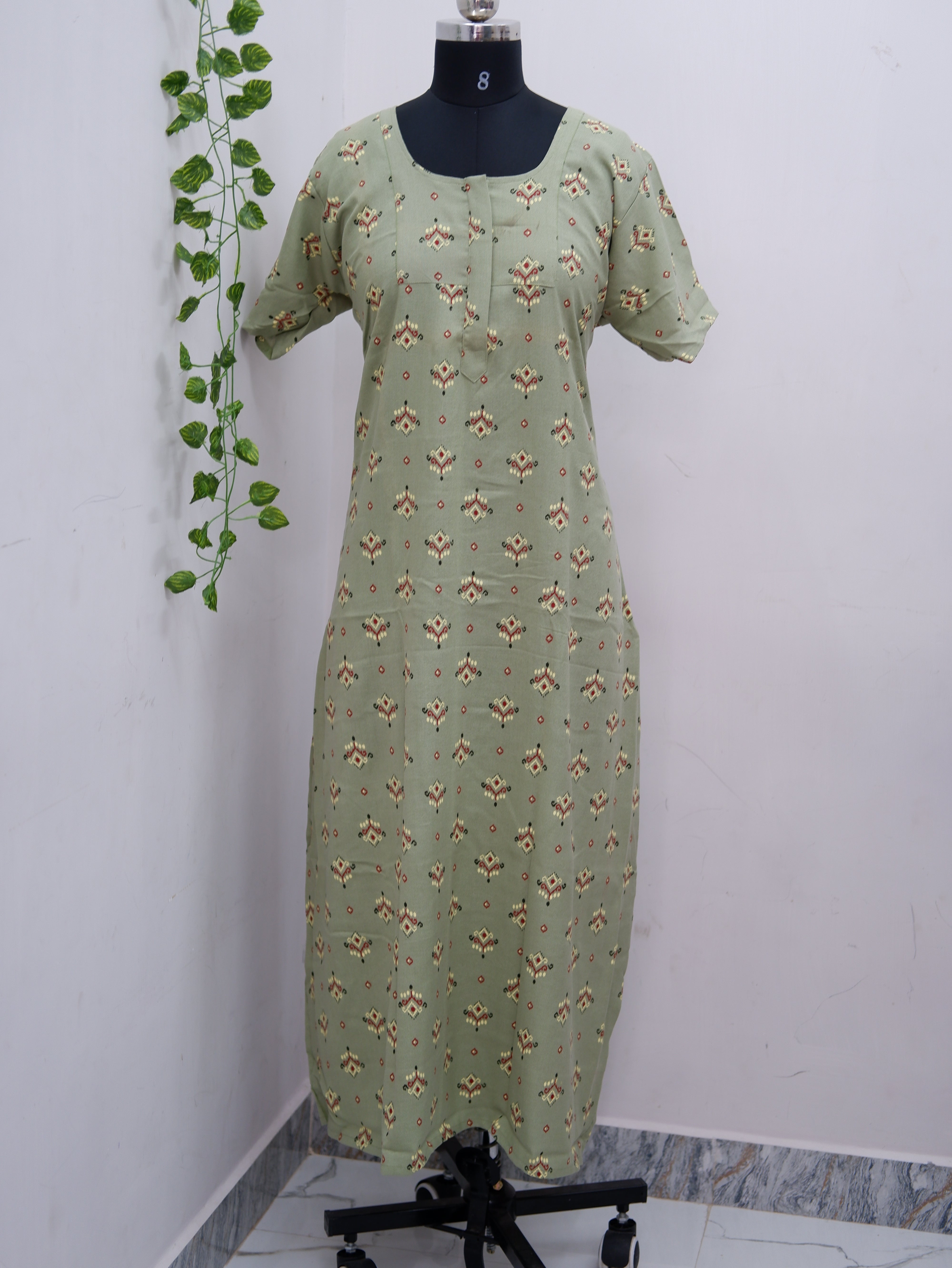 Comfort Fit Alpine Nighty – Soft Cotton Blend Nightwear for Women