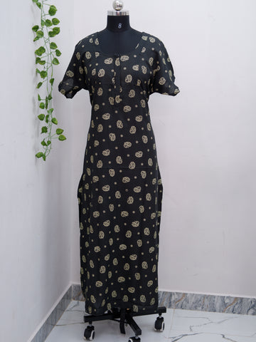 Comfort Fit Alpine Nighty – Soft Cotton Blend Nightwear for Women