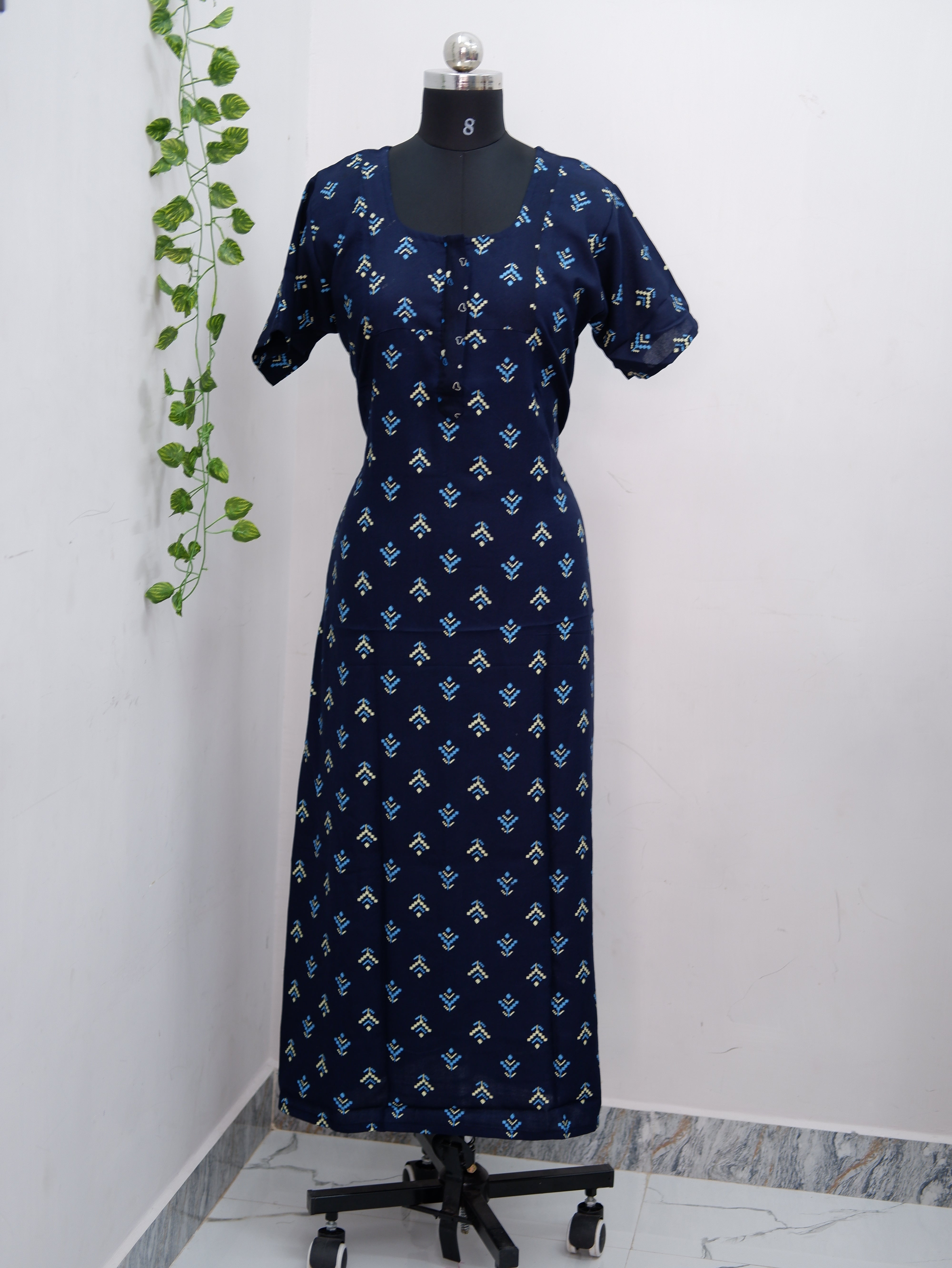 Comfort Fit Alpine Nighty – Soft Cotton Blend Nightwear for Women