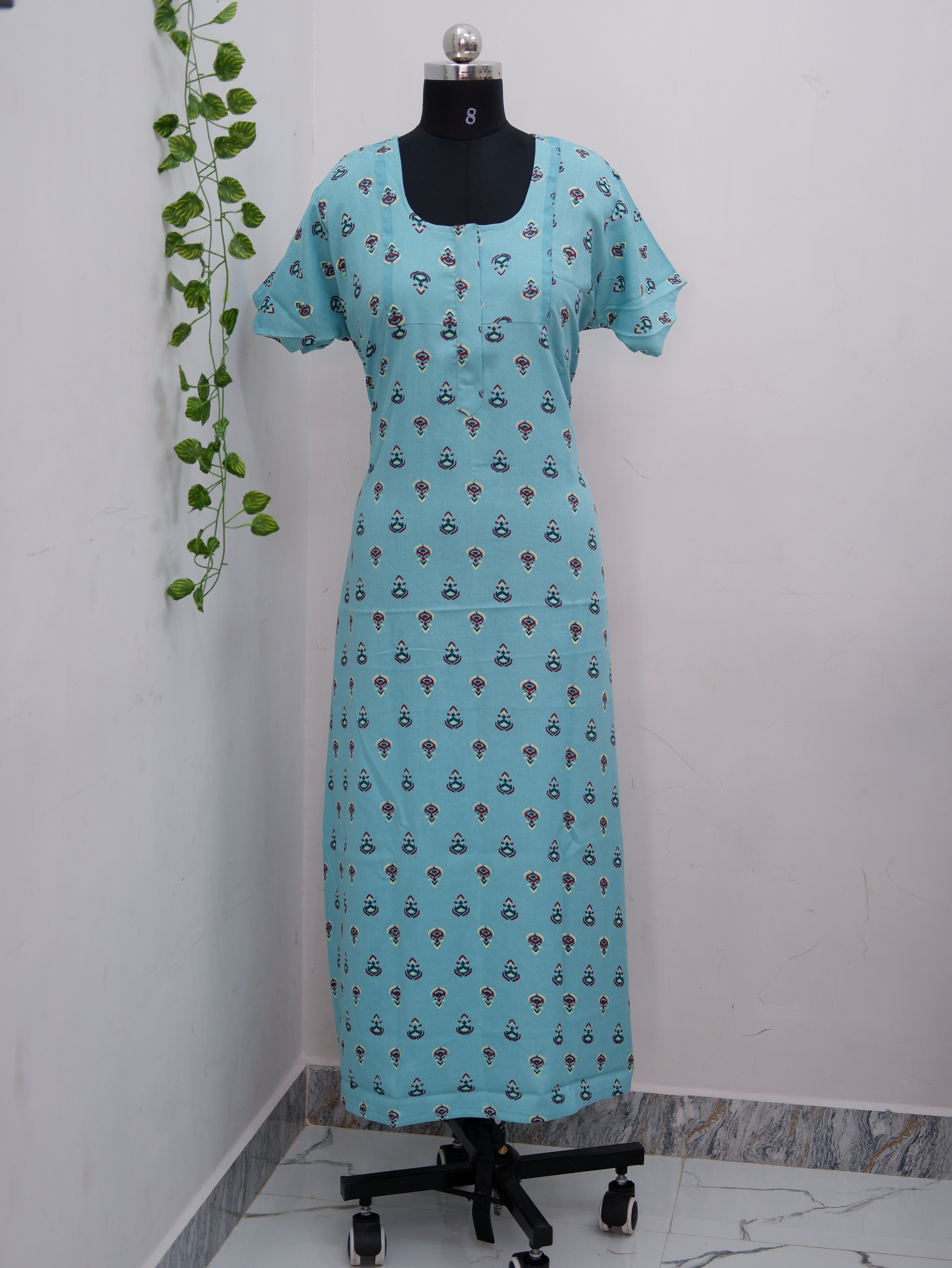 Comfort Fit Alpine Nighty – Soft Cotton Blend Nightwear for Women