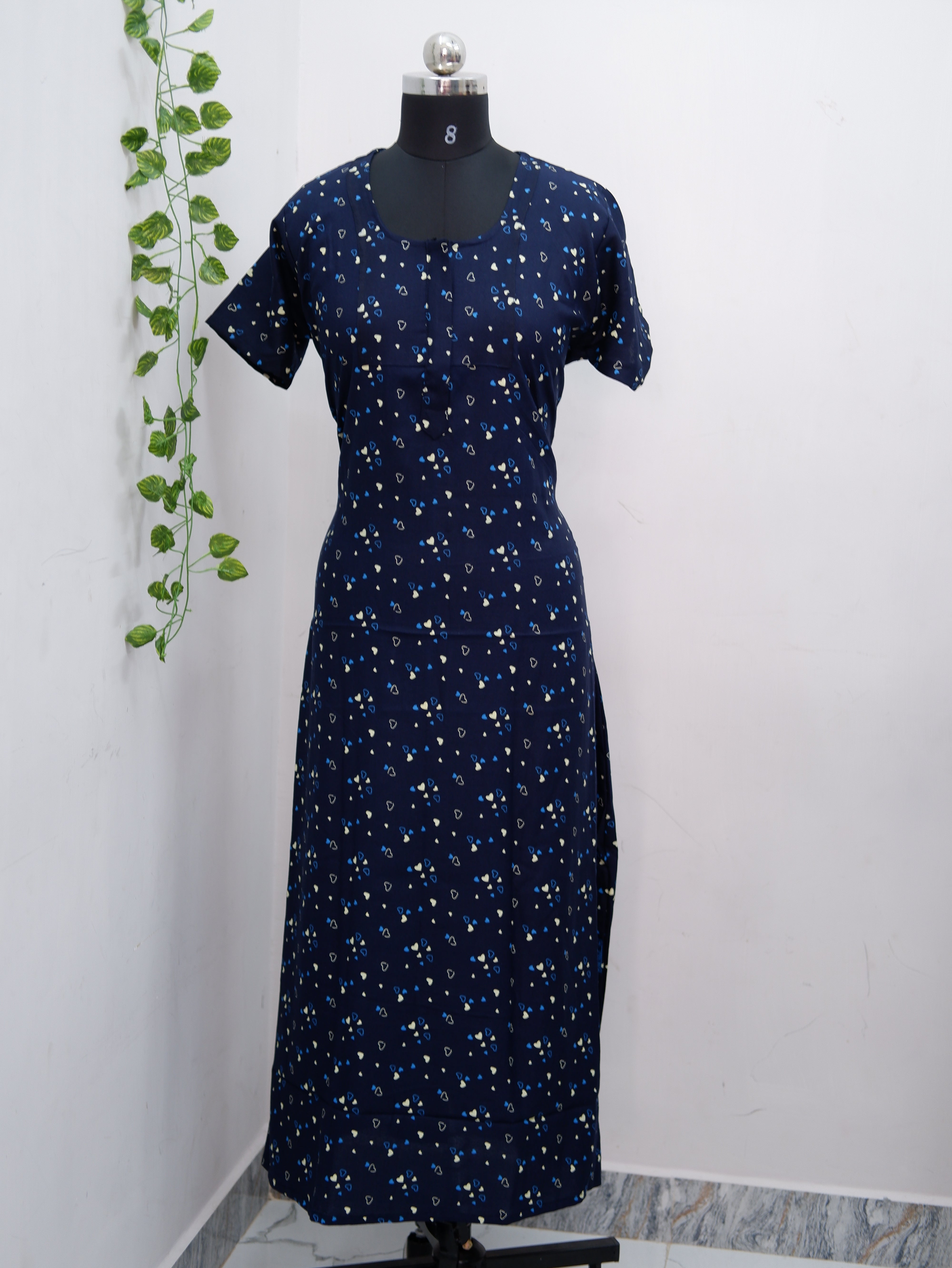 Comfort Fit Alpine Nighty – Soft Cotton Blend Nightwear for Women