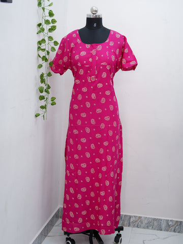 Comfort Fit Alpine Nighty – Soft Cotton Blend Nightwear for Women