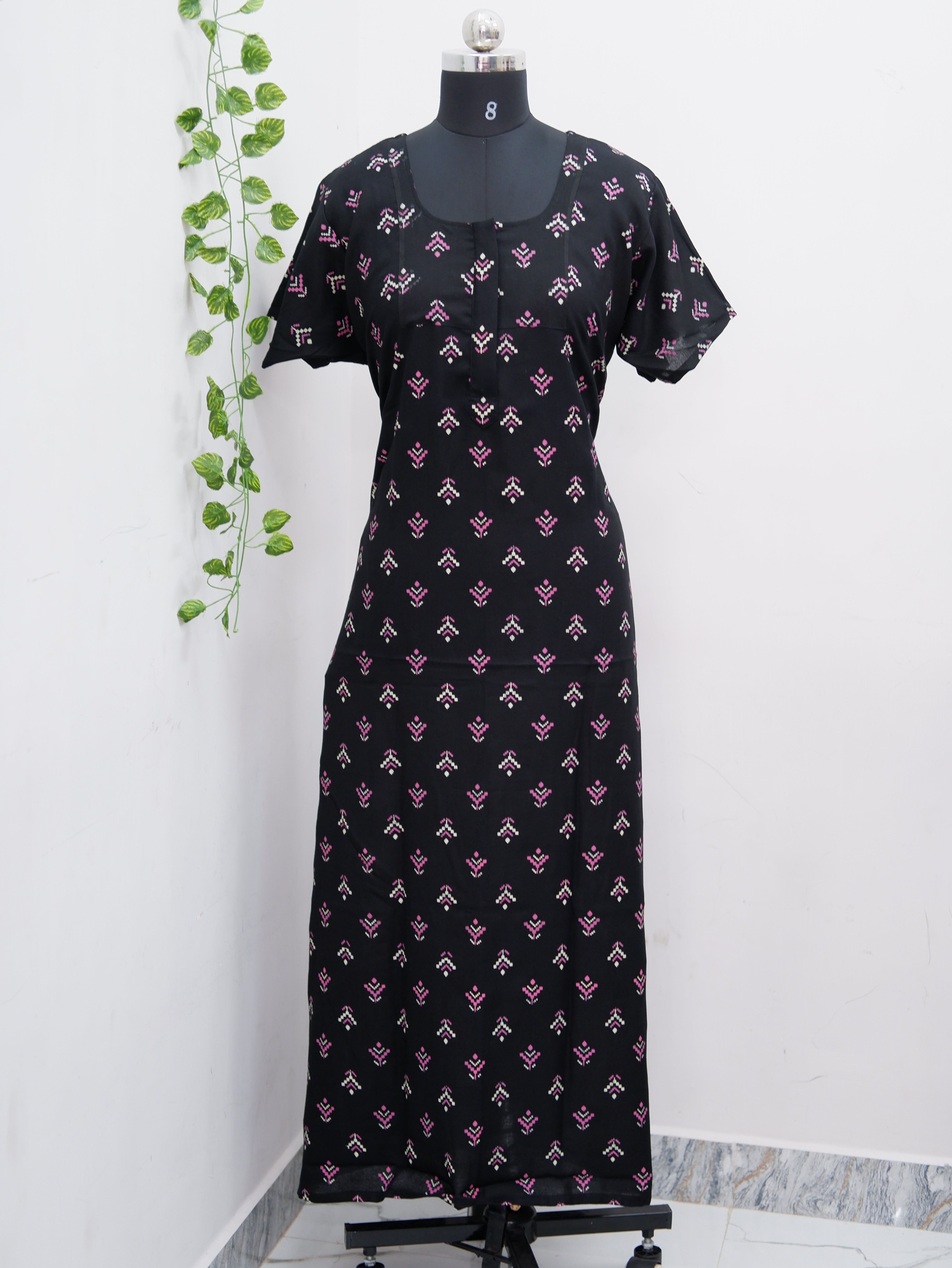 Comfort Fit Alpine Nighty – Soft Cotton Blend Nightwear for Women