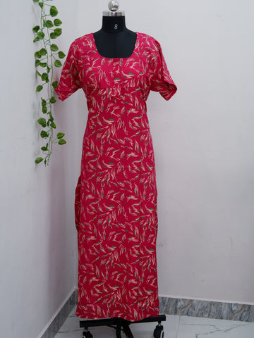 Comfort Fit Alpine Nighty – Soft Cotton Blend Nightwear for Women