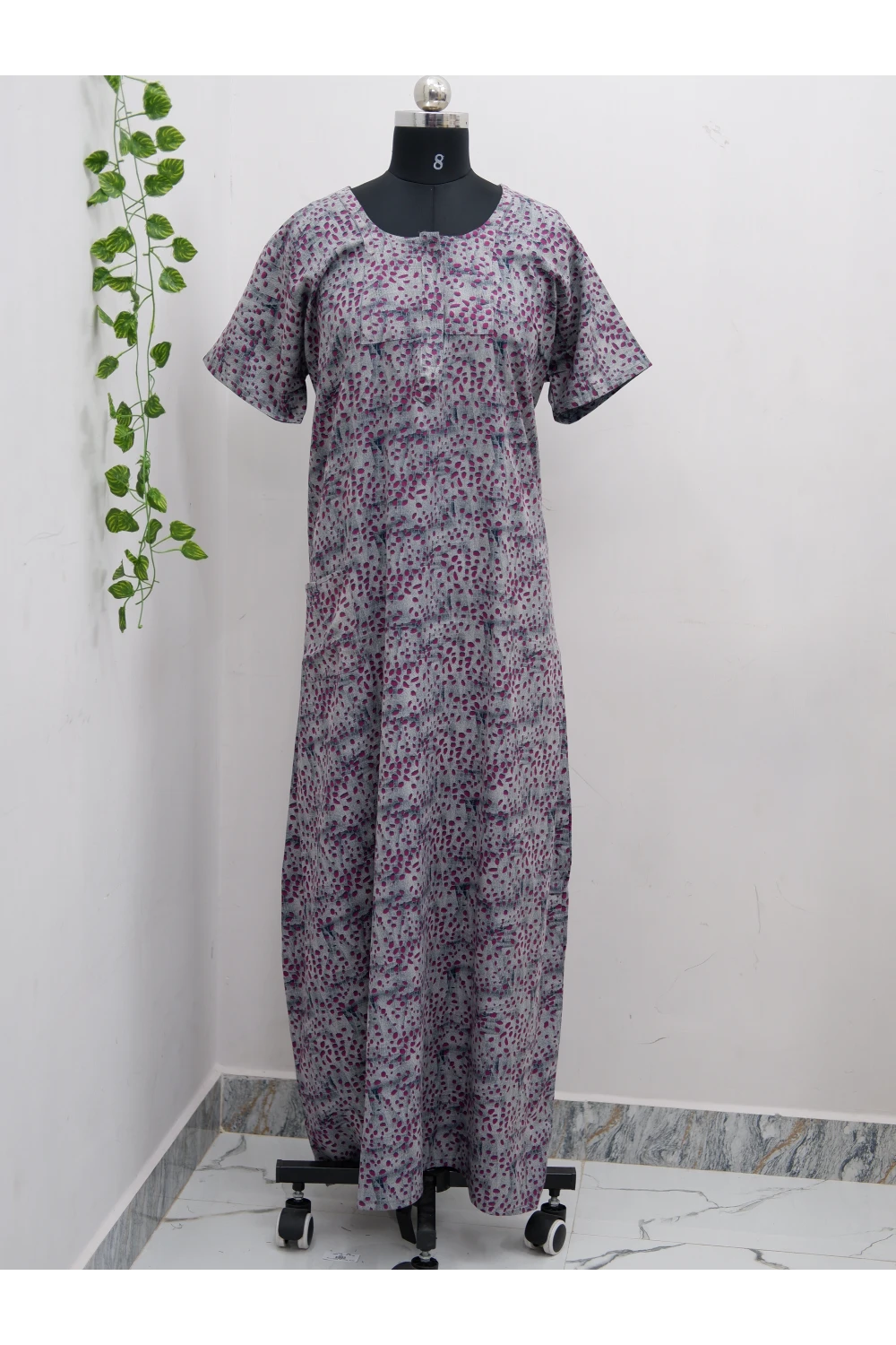 Comfort Fit Alpine Nighty – Soft Cotton Blend Nightwear for Women