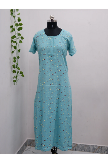 Comfort Fit Alpine Nighty – Soft Cotton Blend Nightwear for Women