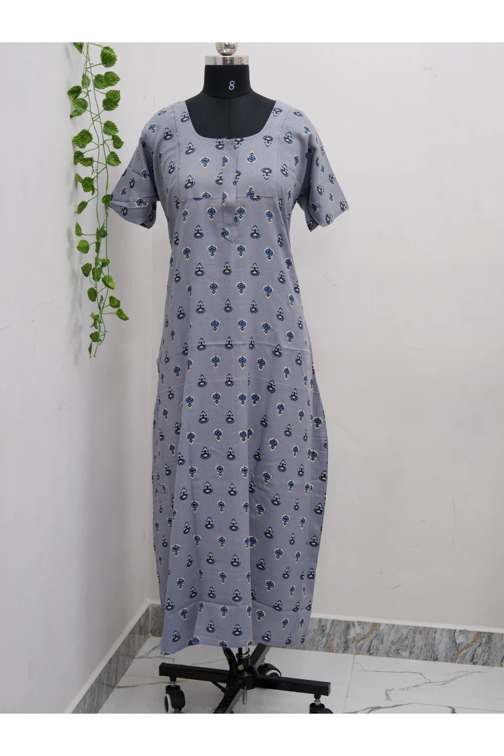 Comfort Fit Alpine Nighty – Soft Cotton Blend Nightwear for Women