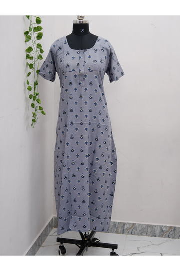 Comfort Fit Alpine Nighty – Soft Cotton Blend Nightwear for Women