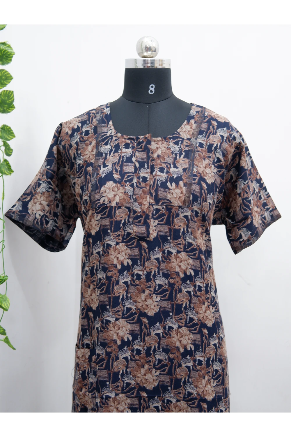 Comfort Fit Alpine Nighty – Soft Cotton Blend Nightwear for Women