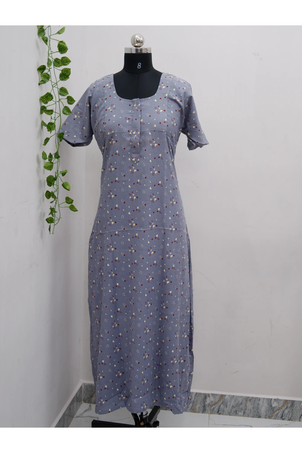 Comfort Fit Alpine Nighty – Soft Cotton Blend Nightwear for Women