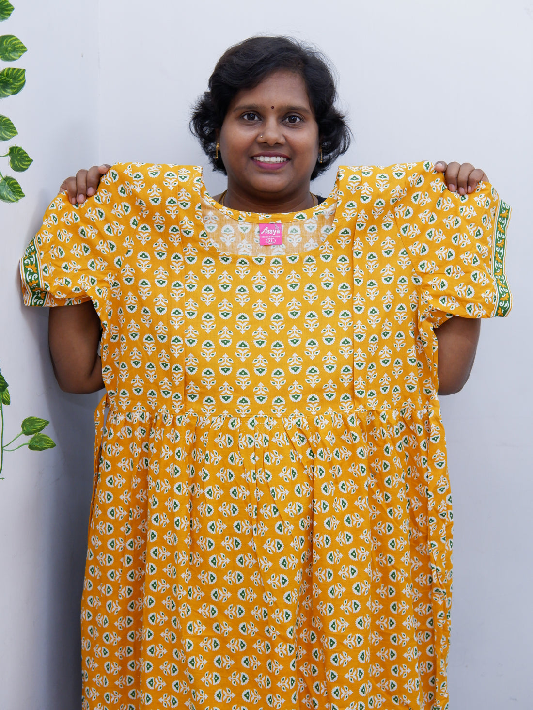 Comfort Fit Maternity Nighty – Side Zip Design