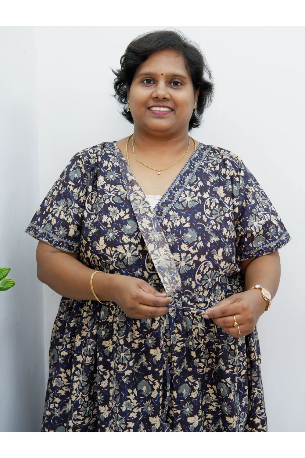 Zipless Pure Cotton Nighty for Women – Soft & Comfortable Wear