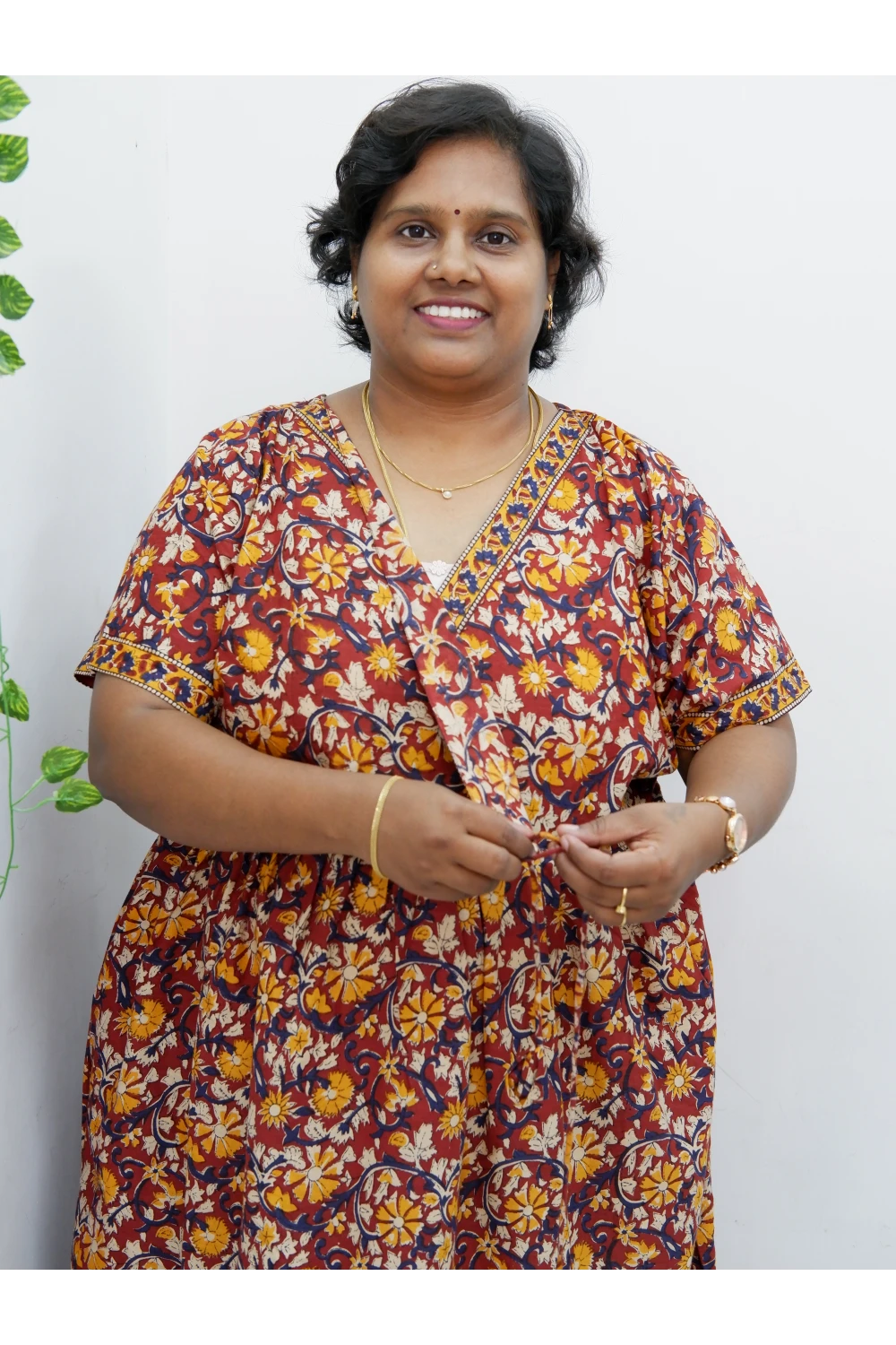 Zipless Pure Cotton Nighty for Women – Soft & Comfortable Wear